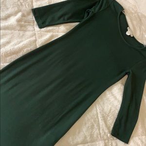 Dark green dress